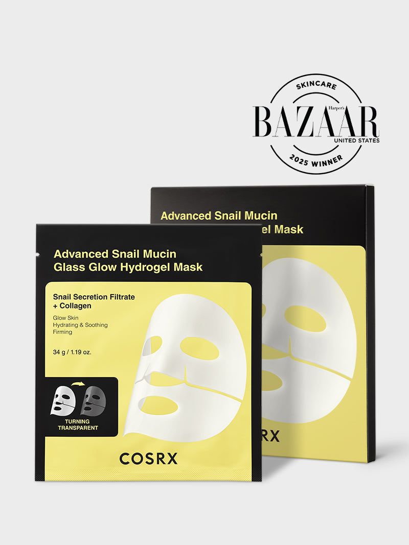 Advanced Snail Mucin Glass Glow Hydrogel Mask_3ea D9